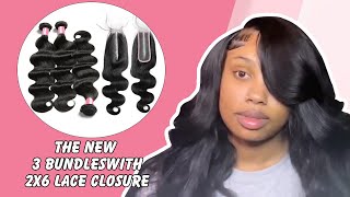 Amazing! How To: Install Like A Side Part Frontal With 2X6 Lace Closure Wig #Elfinhair Review