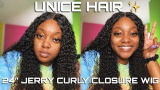 Watch Me Install A Curly Wig For The First Time Ft. Unice Hair | Dominique Imani