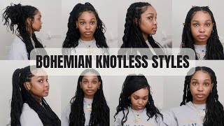 11 Easy Styles For Bohemian Knotless Braids