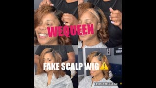 Do-Nothing & Worry-Free| Fake Scalp Summer Bob|Wig Beginners Friendly|Wequeen.Com