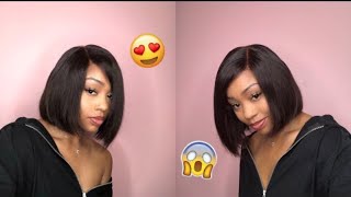 6-Months Update! Fresh Relaxer Vibe Bob Wig! No Plucking Or Bleaching Needed | Hairvivi