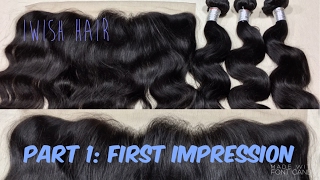 Wig Series Part 1:First Impression| Iwish Hair Company Aliexpress