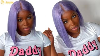 We Going Purple ! Watch Me Install This Tpart Lace Wig Ft Buynicehair| Bomb Nia 2021