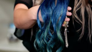 Mermaid Ombre: Dying Hair Extensions (Blue, Teal & Turquoise)