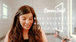 The Best Clip In Hair Extensions From Amazon | Affordable Hair Extensions #Shorts | Bianca Janel