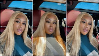 Gorgeous Honey Blonde #27 Lace Front Wig Install Ft. Lumiere Hair