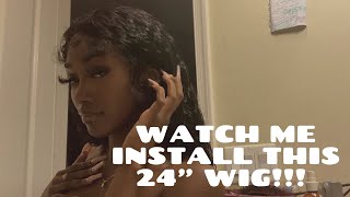 Must Watch 30 Inch Beautiful Kinky Curly Lace Front Wig | West Kiss