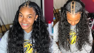 Popping Feed In Braid + Weave Combination