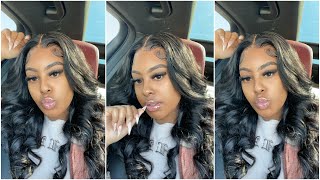Watch Me Install + Style | Beautiful Body Wave Lace Front Wig Ft. Hermosa Hair