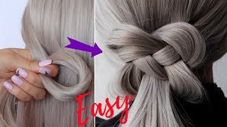 How To: Easy Knotted Ponytail | Braids Hairstyles By Another Braid