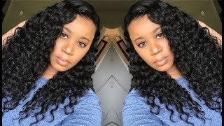 Natural Hairline, Gorgeous Curls | 13X6 Natural Wave Lace Front Wig | Ywigs.Com