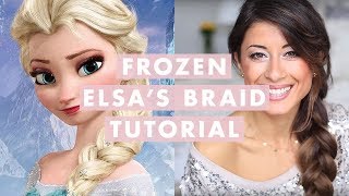 Frozen Elsa'S Braid Hair Tutorial
