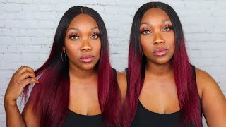 Color! | Affordable Ombre Human Hair Wig | Unice Amazon 1B/99J Closure