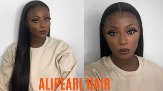 Watch Me Melt This Lace! | Alipearl Hair | Straight Long Black Hair