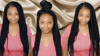 28 Inch Synthetic Braided Wig | Youthfee Hair Aliexpress