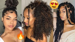  New Beautiful Natural Hairstyles Compilation