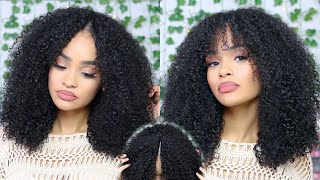 My Hair As A Wig?! Beginner Friendly No Leave Out, No Lace, No Glue I-Part Wig | Ilikehair