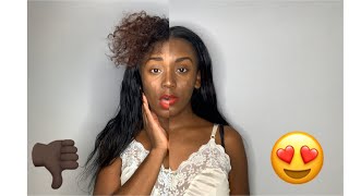 Tutorial: Blending My Colored Natural Hair Leave Out With Long Black Weave Like A Pro!