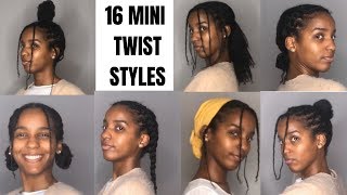 16 Easy Mini Twists Or Mini Braids Styles