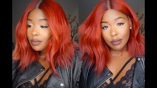 360 Custom Red Lace Front Wig Ft. Rpghair.Com