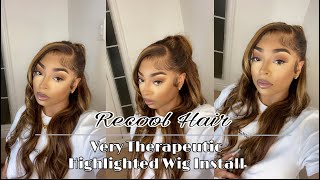 *Very Therapeutic* Watch Me Install This Pre Highlighted Wig Ft Recool Hair | Assalaxx