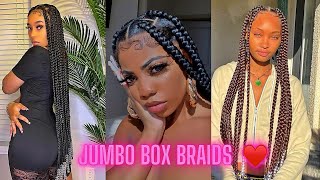 Jumbo Box Braids Compilation 2022
