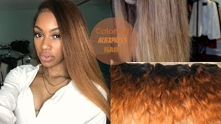 Aliexpress Hair: Coloring My Ross Pretty Hair (Part 1)