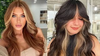  Nothing But "Hot" Moneypiece Highlight Hair Coloring Ideas & Trends