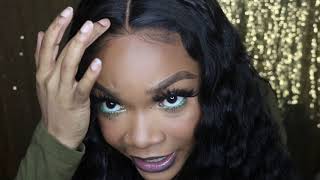 Make A 4X4 Lace Closure Look Like A Frontal! Iseebeauty Hair Hollywood Wave