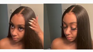 Installing My Closure Like Frontal | The Unlimited Melt | Ft Water Proof Lace Glue| Ft Julia Hair