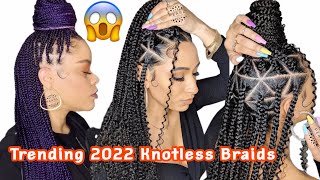 New Knotless Braids Ideas For 2022 | Pictures Of Knotless Braids | Hairstyle Ideas