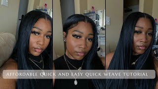 Natural Looking Quick Weave Like A Pro Under $40 | Beginner Friendly | Organique Mastermix