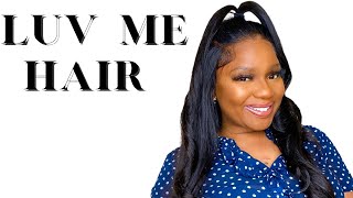 Body Wave  Frontal Lace Glueless Pre Plucked Wig Install & Review Ft Luv Me Hair X Court Love