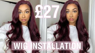 Ps27 L Part 30" Synthetic Wig Installation Ft Soku Hair | Cheap Lace Front Uk
