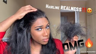 How To: Pluck My Lace Front Wig Without Mannequin Head #Luvinhair #Naturalhairline