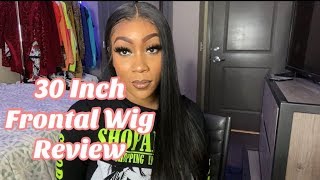 Maxglam 30 Inch Frontal Wig Review Aliexpress Hair