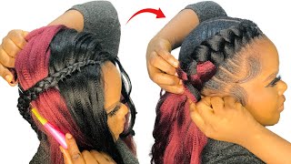 Can'T Feed-In Braids?? Trying Two Color Crochet Feed-In Method