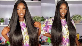 Swiss Lace, No Glue Needed, Wear Go Wig, 4X4 Lace Closure Wig Contents | Ft. Isee Hair Aliexpress