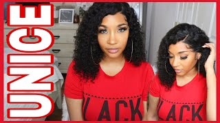 Gorgeous 14 Inch Brazilian Curly Wig| Ft. Unice Hair