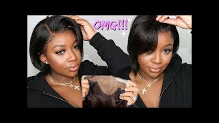Worry Free Fake Scalp Glueless Bob Wig   Everything Is Done!| Royal Me