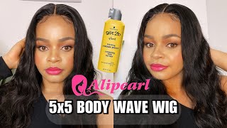 Quick 5X5 Closure Wig Install | No Bleaching, No Glue | Alipearl Aliexpress Hair Install