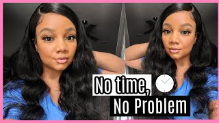 Straight Out The Box! Quick & Easy Lace Wig Install | Unice Hair
