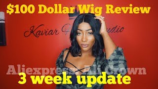 3 Week Update On This $100 Dollar Wig: Ali Crown (Aliexpress)
