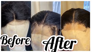 How To Pluck Lace Closure Wig |Natural Hairline On 4X4 Lace Wig |Beginner Friendly | Aliexpress Hair