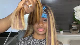 Aliexpress Synthetic Wig Underps10 Looking Like Human Hair Wig|| Lovely Wholesale Vs Aliexpress Hair