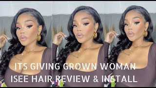 I Know You See This Curl // Isee Hair Review And Install