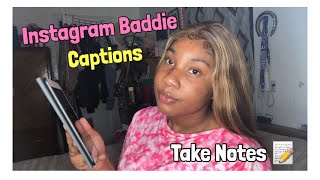 Instagram Baddie Captions Pt 2 Ft Unice Tpart Wig