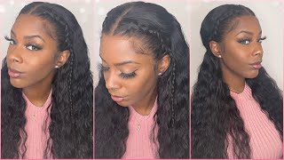 My Favorite Plucking Technique | Ft Unice Hair 26 Inch Water Wave Wig