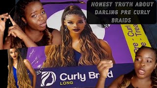 Darling Pre-Curly Braid Review || To Buy Or Not? ||Pre-Curl, Pre-Treated, Human Feel||The Amazon Deb