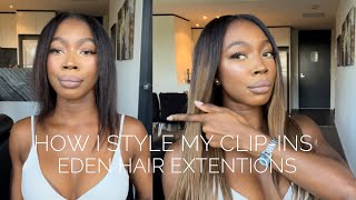 Clip-In Hair Transformation, With Eden Hair Extensions